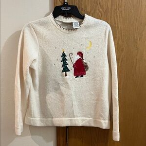 White Stag Christmas Sweater